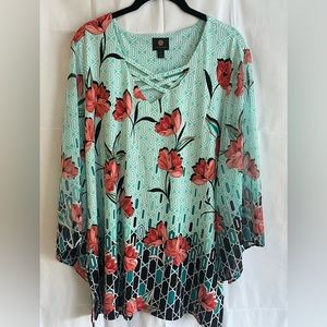 JM Collection Women XL Blouse
